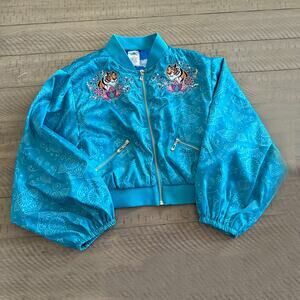Jasmine Aladdin Raja Bomber Jacket Size Youth 11/12 Disney Store